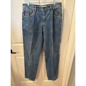 Vintage Gold Crest Bugle Boy Loose Fit‎ Men's Jeans Size 33x34